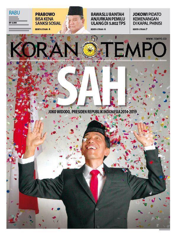 Saya terima.... "<a href="/fadjroeL/">Dr. M. Fadjroel Rachman</a>: Koran Tempo keren banget pagi ini  cc: <a href="/PedomanNEWS/">@PedomanNEWS</a>"