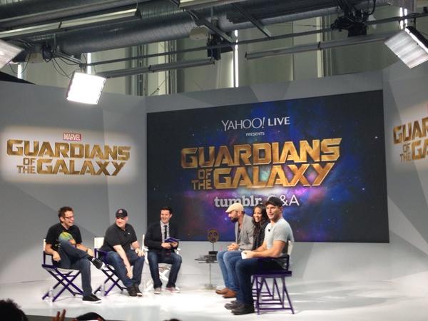 lisalicht's tweet photo. #GOTGask live now @YahooMovies http://t.co/ef3Niquu9G