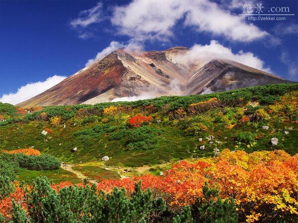 この世のものとは思えない世界の絶景 絶景 Com 大雪山旭岳の紅葉絶景壁紙 大 Http T Co M2lddxm35m