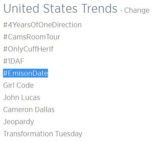 killerue's tweet image. WE DID IT #EmisonDate