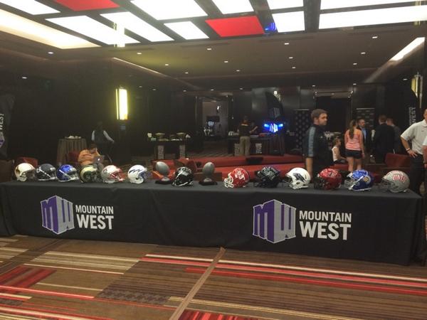 sports8's tweet image. #MWCFB media days. #UNLV turning the corner?  Story at 6 on #8newsnow