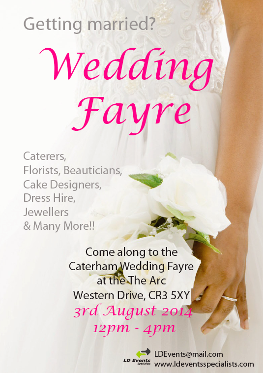 LD_Events's tweet image. It's nearly here! Spread the word, share this post with your friends #Weddingfayre #Caterham #engaged @thearccaterham
