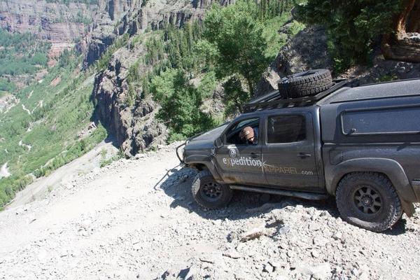 ExpApparel's tweet image. The Expedition Apparel Tacoma in Ouray over the weekend at the FJ Summit. @IVDSuspension @allprooffroad @FJ_Summit