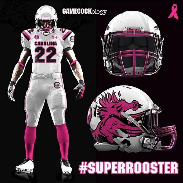 breast cancer awareness football jerseys