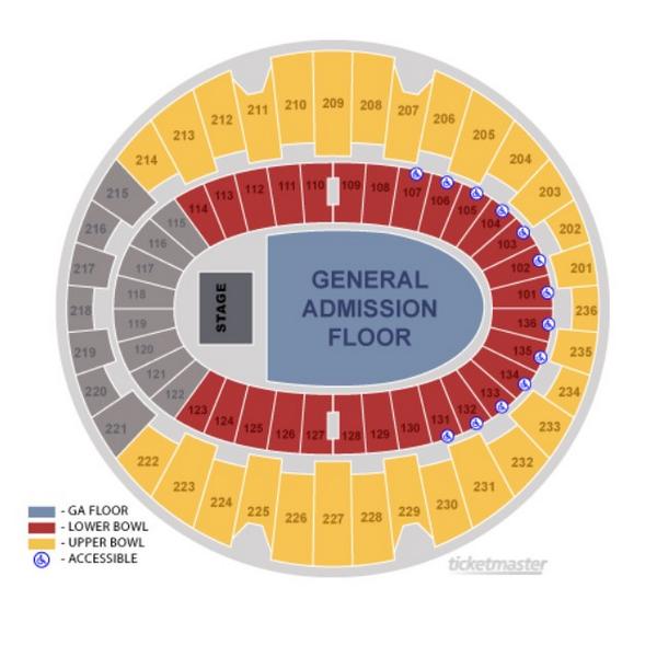 La Forum Seating Chart