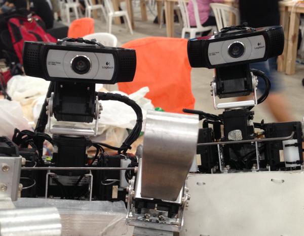 RhobanRobots's tweet image. #Selfie #Robot #Robocup2014 #Bordeaux