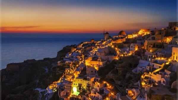 SantoriniTour's tweet image. #sunset #oia #santorini #view #caldera