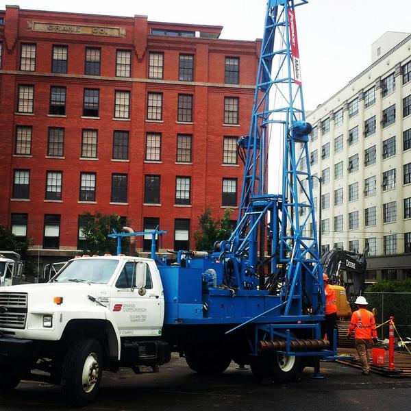 Decommissioning a well at the Pearl West jobsite #pearlwest #howardswright #pearldistrict #Portland