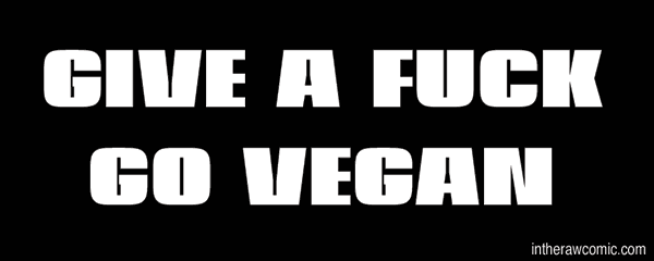 FakinBaconComic's tweet photo. Do you give a fuck? #vegan #veganism http://t.co/3BRpkdPJAi