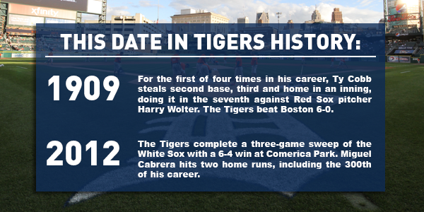 tigers's tweet photo. Today in #Tigers History: http://t.co/wDxwFAc3Ki
