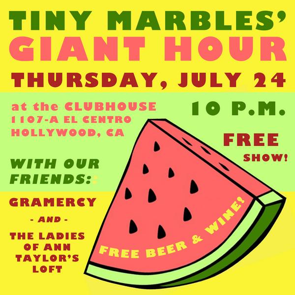 TinyMarbles's tweet photo. Our giant hour is THURSDAY! If you've never seen 6 females in the same place at the same time, this is your chance! http://t.co/1r2W7ufOMa