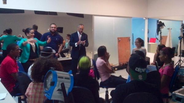 Felicito a @CarlitonM y equipo #cyberparkfilmschool by @ITLA por trabajos capacitación jóvenes talentos