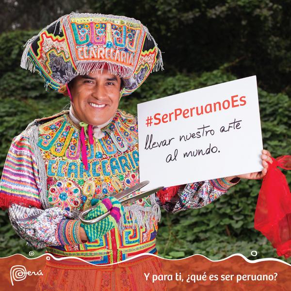 Sube una foto con un cartel usando el #SerPeruanoEs y cuéntanos qué te distingue como buen peruano.