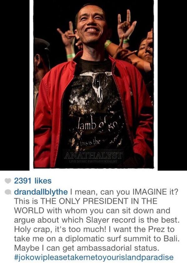 #HCNews  postingan akun instagram Randy Blythe vocalis Lamb Of God..