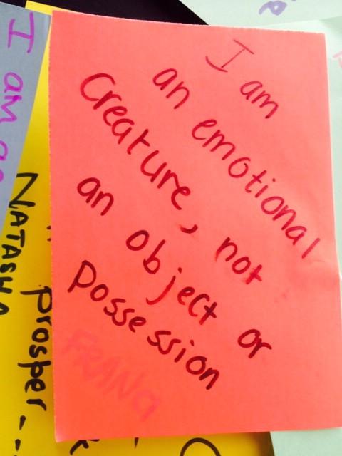 OBRSA's tweet image. PIC Ensler&apos;s #EmoCreatureSA runs to 30 July @UJArtsCentre ~ #DontObjectifyMe