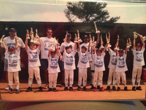 Timmykw2's tweet image. One of my earliest memories was taking the field with my brother TC. You will be missed buddy #RIPTC