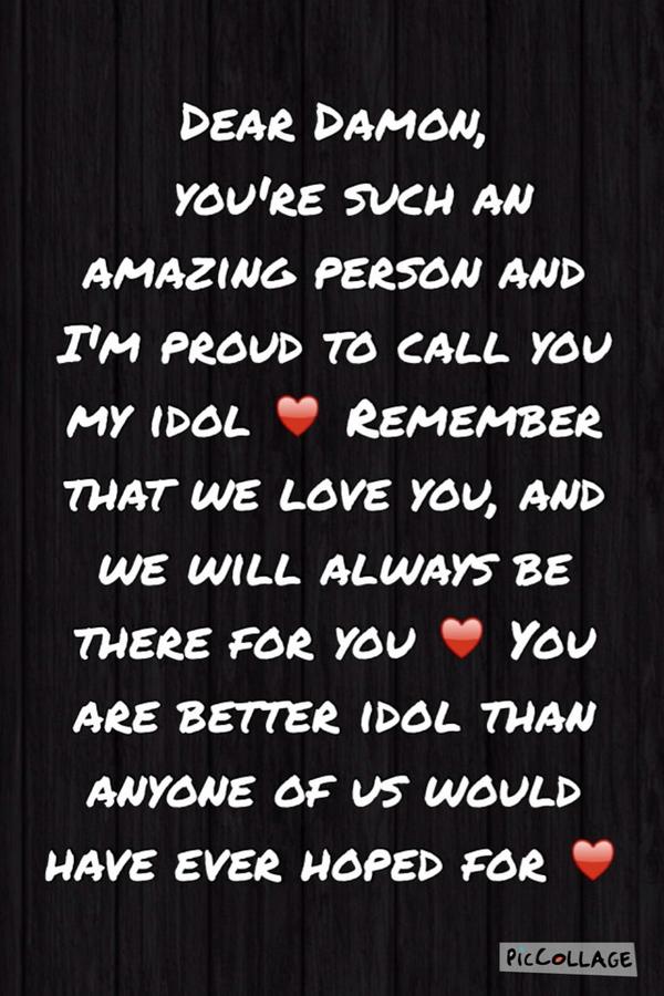 valchyre's tweet image. I know I'm stupid 🙈

 @deefizzy #fizzyfamily loves you ♥️ Stay strong 💙 #damonisamazing