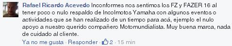 SergioShoot's tweet photo. Yamaha no tiene nada que ver con la organización o ningún tipo de patrocinio. @yamahacolombia http://t.co/QOv5iNyJ0f
