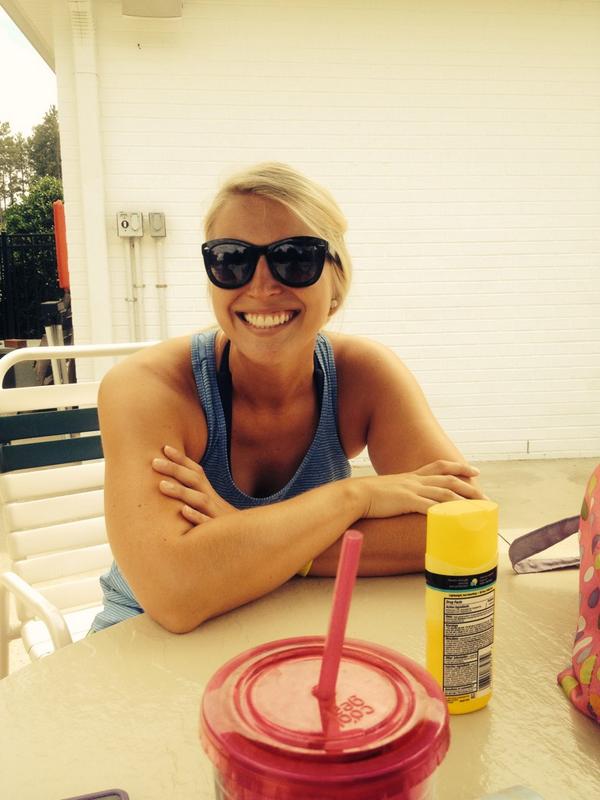 samwilson830's tweet photo. A day at the pool with the best teacher ever http://t.co/M6Aeuluipw