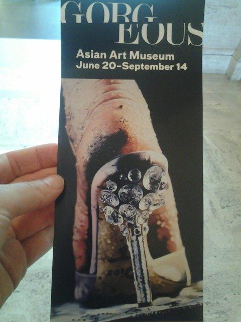 Ravishing yet trashy. Interesting exhibition about gorgeousness at the <a href="/asianartmuseum/">Asian Art Museum</a> #hellogorgeous