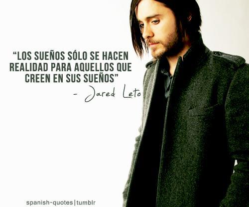 DiceJaredLeto's tweet photo. "Los Sueños Solo Se Hacen" http://t.co/kfxxFBL5Uj