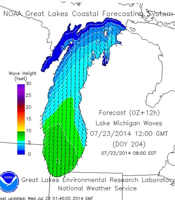 dinghydriver's tweet photo. big waves forecasted tomorrow on the lake #LakeMichigan #wilmetteharbor #WHA #greatlakes #greatlakesurf http://t.co/ECQIYJyC6Q