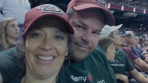 stoolpigeon's tweet photo. Worth the trip from Hungary to cheer on our team. #GoDbacks http://t.co/KnXLKkaTZq