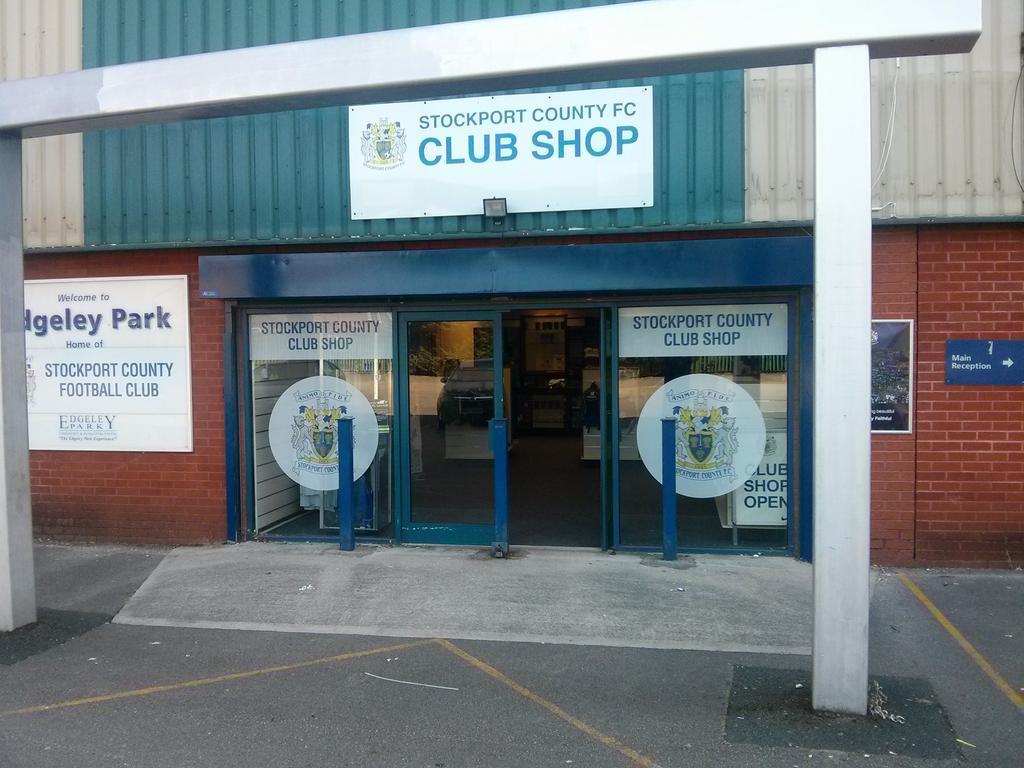 Club Shop Closed this week - Stockport County