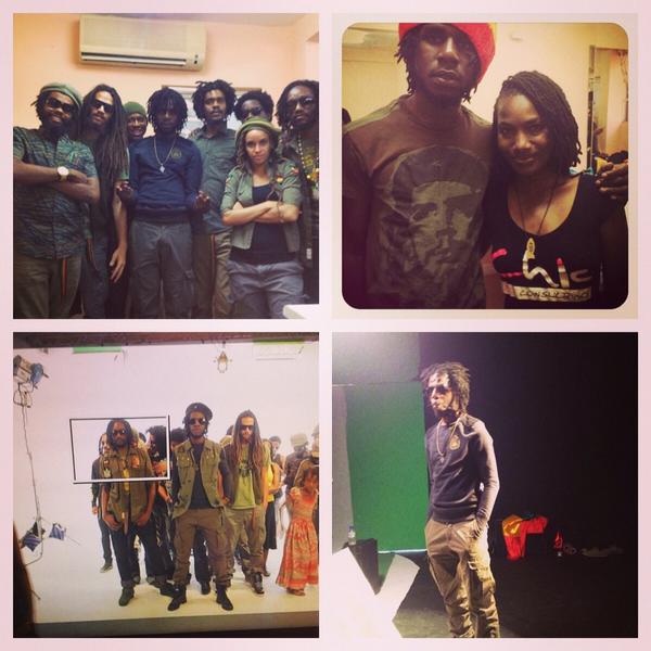 Pics from #herecomestrouble vid directed by #ezratafari and styled by #TheTamo