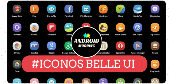 modificandroid's tweet photo. ★ #BelleUI: Uno de los pack de iconos mas descargado! http://t.co/RXrnuVEz0U #android #androidthemes #androidapp http://t.co/OaCdRqoLp9