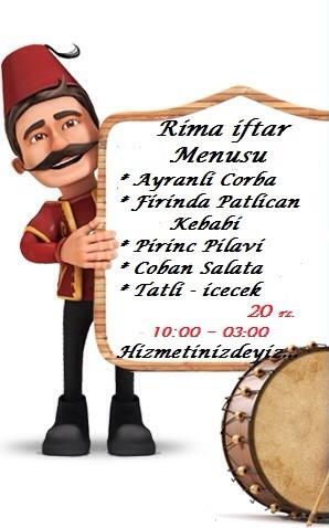 Cafe_Rima's tweet photo. İftar Menümüz 
Rezerv : 04242379997 http://t.co/XP3bi0rrJB