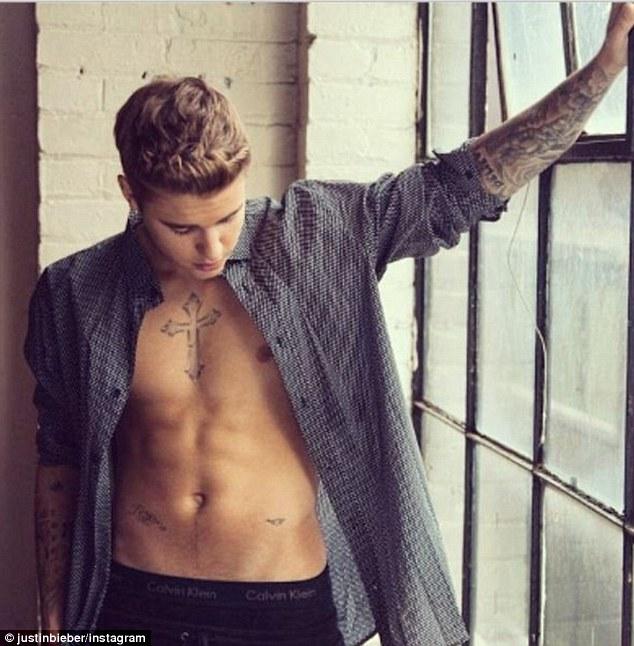 SPIN 1038 on X: Justin Bieber is the new Calvin Klein underwear model!    / X