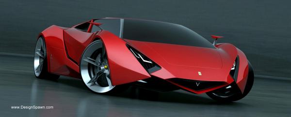 DesignsSpawn's tweet image. Check out the Ferrari Invisum concept created in Autodesk 3DS MAX, more photos at ...