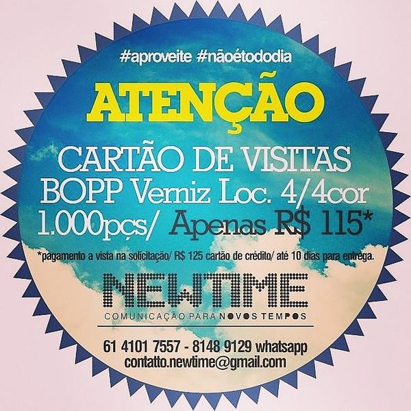 newtimebr tweet picture