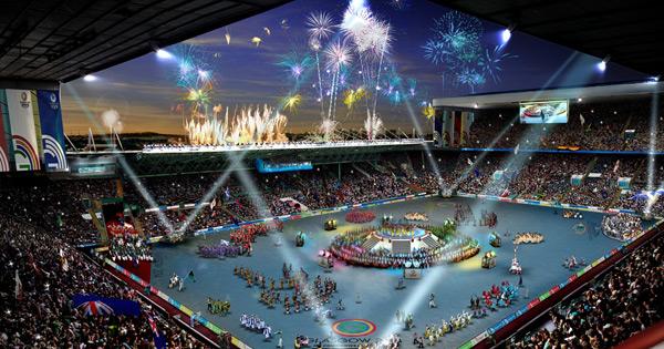 We can’t wait for the @Glasgow2014 Opening Ceremony tonight! Who’s watching? :) #2014Ceremony #BringItOn