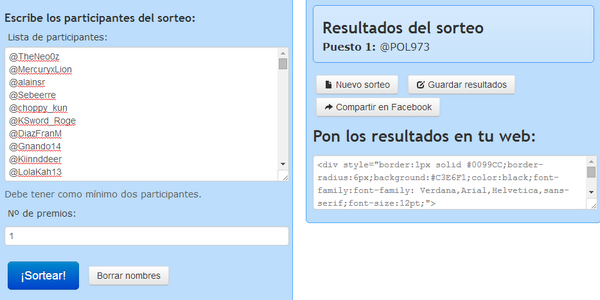 THEFIRSTYOU's tweet photo. Aquí tenéis el ganador, es @POL973 Gracias a todos por participar y suerte en nuestros próximos sorteos! http://t.co/afsF5A4cyh