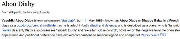 gregmbond's tweet photo. Abou Diaby aka Shabby Babz http://t.co/72Mr8h58L3