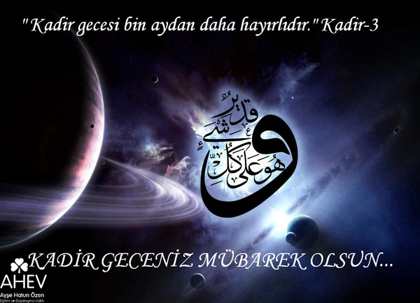 Herşeye Kadir olan #Allah, bu mübarek #KadirGecesi hürmetine, duarınıza niyaz eder inşallah. .#HayırlıKandiller