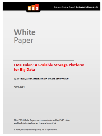Eric_Seidman's tweet image. Great new WP by #ESG on #EMCIsilon scale-out Data Lake and how it will #RedefinePossible here: emc.com/collateral/ana…