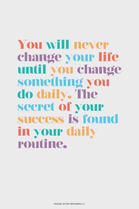 SusanCosmos's tweet photo. Change your life by changing what you do daily! #SecretToYourSuccess! http://t.co/w98uPXOBml http://t.co/KdkKpM1Tyh