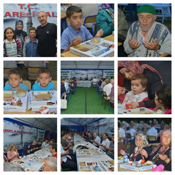 tiranozgur's tweet photo. Ramazan'ın 26.gününde Valimiz sn @MustafaYMN ın himayesinde kurulan İftar Alanında #KadirGecesi nin bereketi http://t.co/SvKzi6cucX