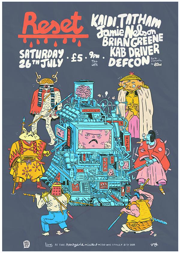 resetindustries's tweet photo. RESET Mid-summer Mash up this Saturday @_themenagerie ! http://t.co/Fjprkll533