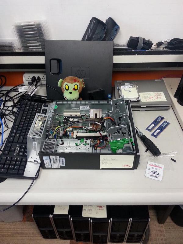 VridenMonkey's tweet image. Zombie tech monkey says it wasn't his fault. #ZombieTechMonkey