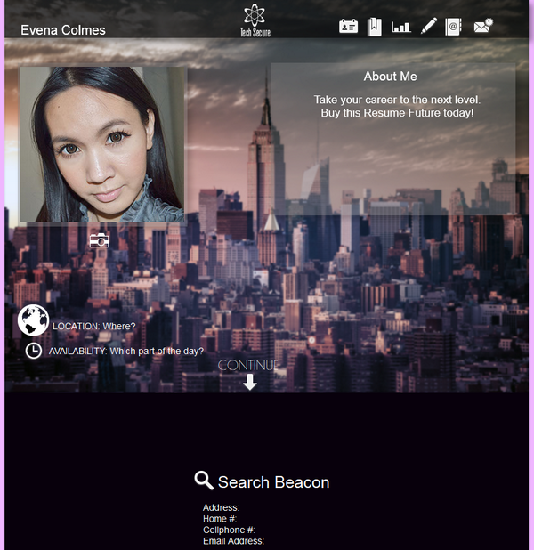 TechSecureCo's tweet image. The first new #ResumeFuture to be shown today is called New York Sunrise.