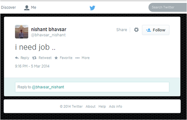 MaheshJagga's tweet image. World's shortest &amp;amp; briefest job application.

#amazing #BestCV