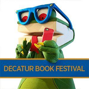 DecaturBookFest's tweet photo. Show us your best #DBFselfie to win a pair of tickets to JCO's Keynote Address. Just snap a pic w/ your fav DBF book! http://t.co/lmFufpklHY