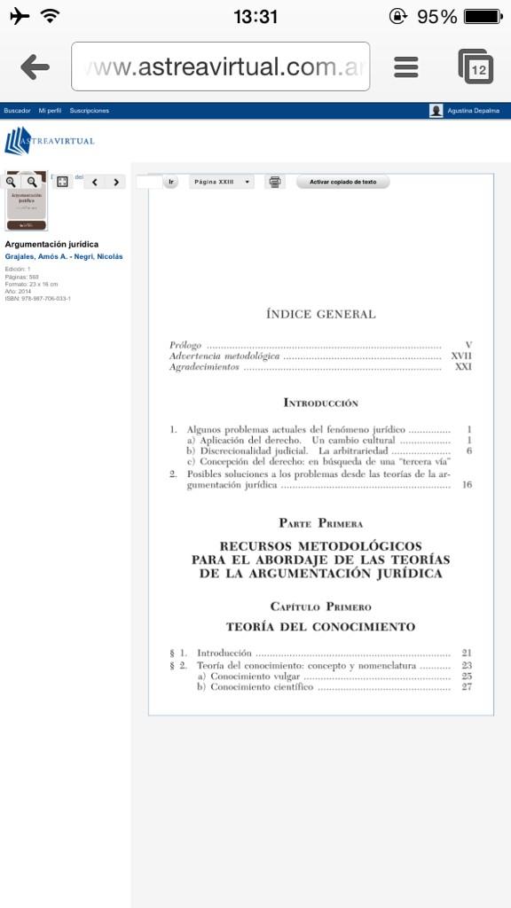 astreavirtual's tweet photo. Grajales - Negri, ya disponible en #astreavirtual. Te mostramos cómo se ve desde un iPhone. http://t.co/ds7kwIcj5V