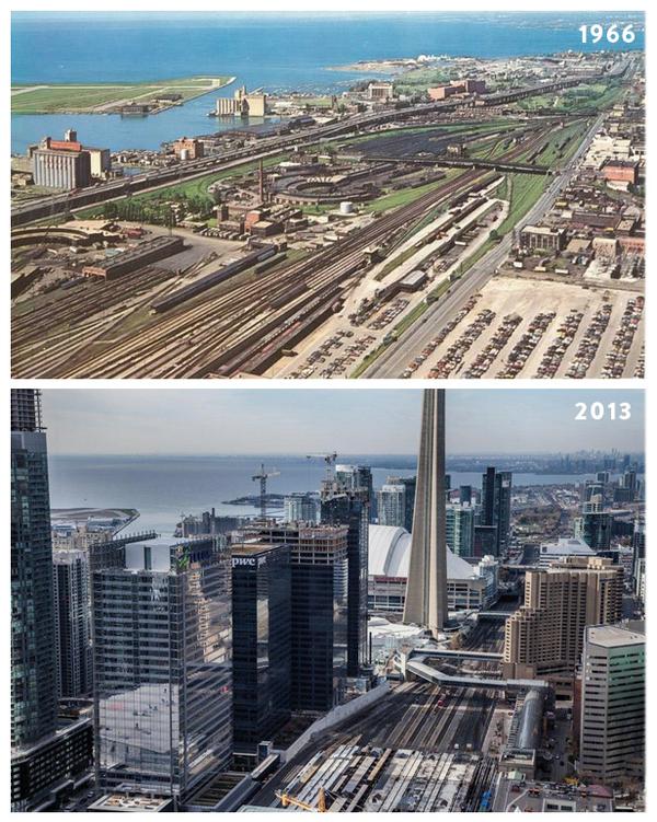 45 years of growth in #Toronto. Wowza.