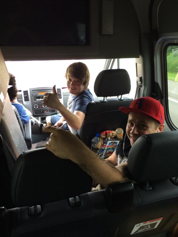 Mike if you can read this, please don't ever leave me alone in a van with these morons ever again!!