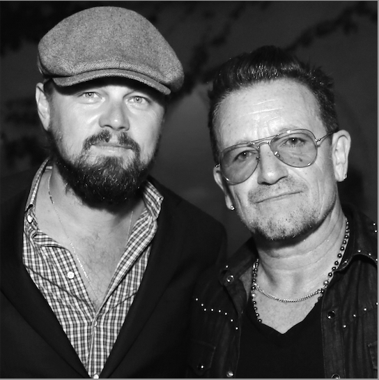 scatterolight's tweet photo. #heybono RT @EdwardBarsamian: Leo and Bono in the south of France. Need we say more? http://t.co/RcNe9WjQkd